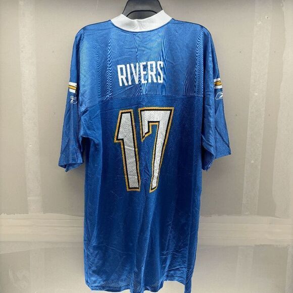 San Diego Chargers Phillip Rivers Reebok NFL Football Jersey XL Team Vintage - Picture 5 of 5
